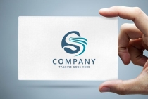 Stylized Swan - Letter S Logo Template Screenshot 1