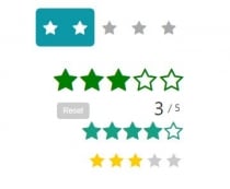 Pure CSS Star Rating Widgets Screenshot 1