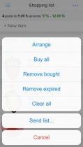 Shopping List App And Backend - Cordova Template Screenshot 2