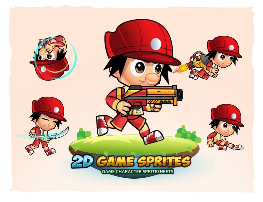 2D Game Character Sprites 19 By DionArtworks Codester