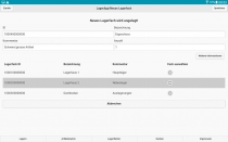 LagerApp StorageApp - Cordova Application Screenshot 2