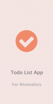 Minimalist Todo - React App Template Screenshot 1