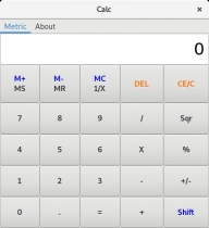 Calc -  Simple Calculator With Metric Converter Screenshot 1