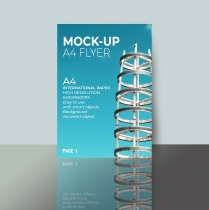 5 Mock-Ups Flyer PSD Templates A4   Screenshot 3