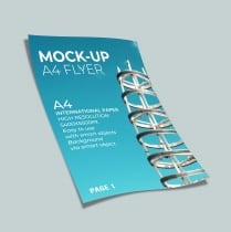 5 Mock-Up Flyer PSD Templates A4  Screenshot 2