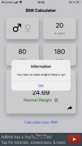 BMI Calculator - React App Template Screenshot 4