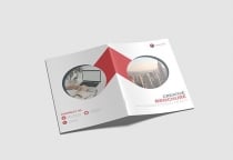Bi-Fold Company Brochure Design Screenshot 1