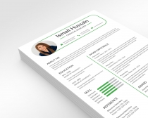 CV Resume Design Template Screenshot 2