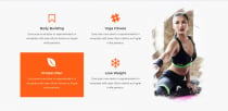 Activa - Fitness Gym Landing Page Template Screenshot 2