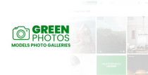 GreenPhotos - Models Photos Galleries PHP Script Screenshot 1