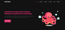 Animako - Animation And Cartoon Studio HTML Screenshot 1