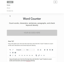 Word Counter PHP Script Screenshot 4