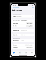 Invoice Maker App - SwiftUI Full iOS Application Screenshot 14