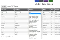 Responsive Modern Table jQuery Screenshot 3