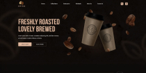 Coffeaa UI Template - UI Adobe XD Screenshot 1