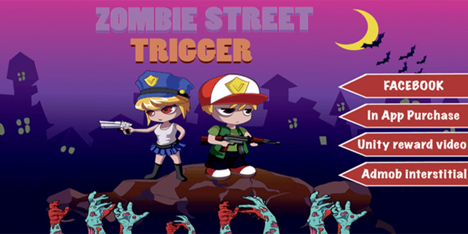 Zombie Street Trigger Unity Source Code By Foxgames Codester