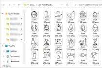 250 Handmade Icons Pack Screenshot 1
