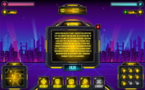 Cyberpunk Game User Interface Screenshot 2