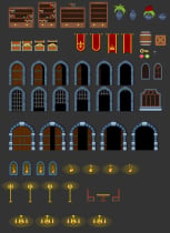 The Castle - Platformer Tile Set Screenshot 4