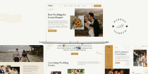 Elegant - Wedding Events HTML Template Screenshot 7