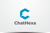 Chat - Letter C Hexagon Logo Screenshot 1