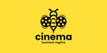 Bee Cinema Logo Template Screenshot 2
