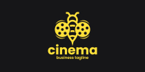 Bee Cinema Logo Template Screenshot 3