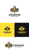 Bee Cinema Logo Template Screenshot 4