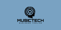 Human Music Technology Logo Template Screenshot 2