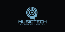 Human Music Technology Logo Template Screenshot 3