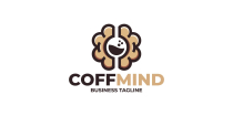 Coffee Mind Logo Template Screenshot 1