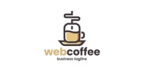 Web Coffee Logo Template Screenshot 1