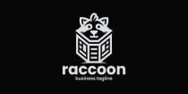 Raccoon News Logo Template Screenshot 3