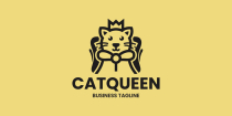 Cat Queen Logo Template Screenshot 2