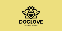Twins Dog House Logo Template Screenshot 2