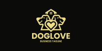 Twins Dog House Logo Template Screenshot 3
