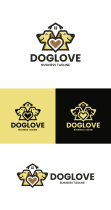 Twins Dog House Logo Template Screenshot 4