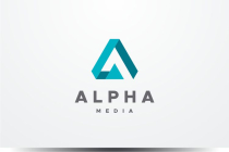 Alpha media - Letter A Logo Screenshot 1