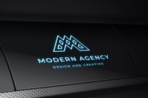 Modern Agency Letter M Logo Screenshot 2