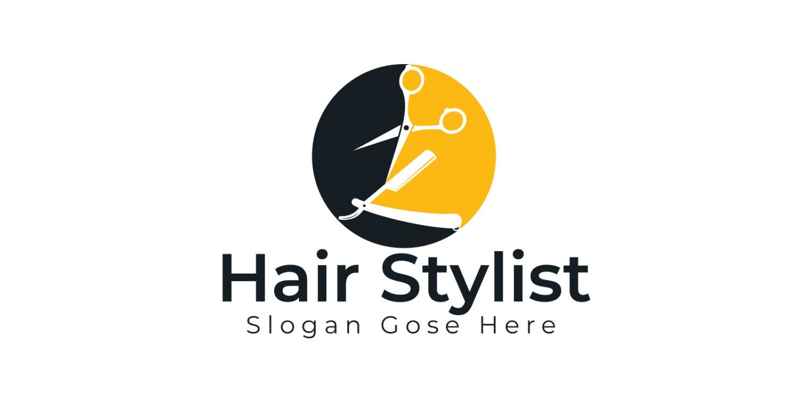 hair stylist logo design