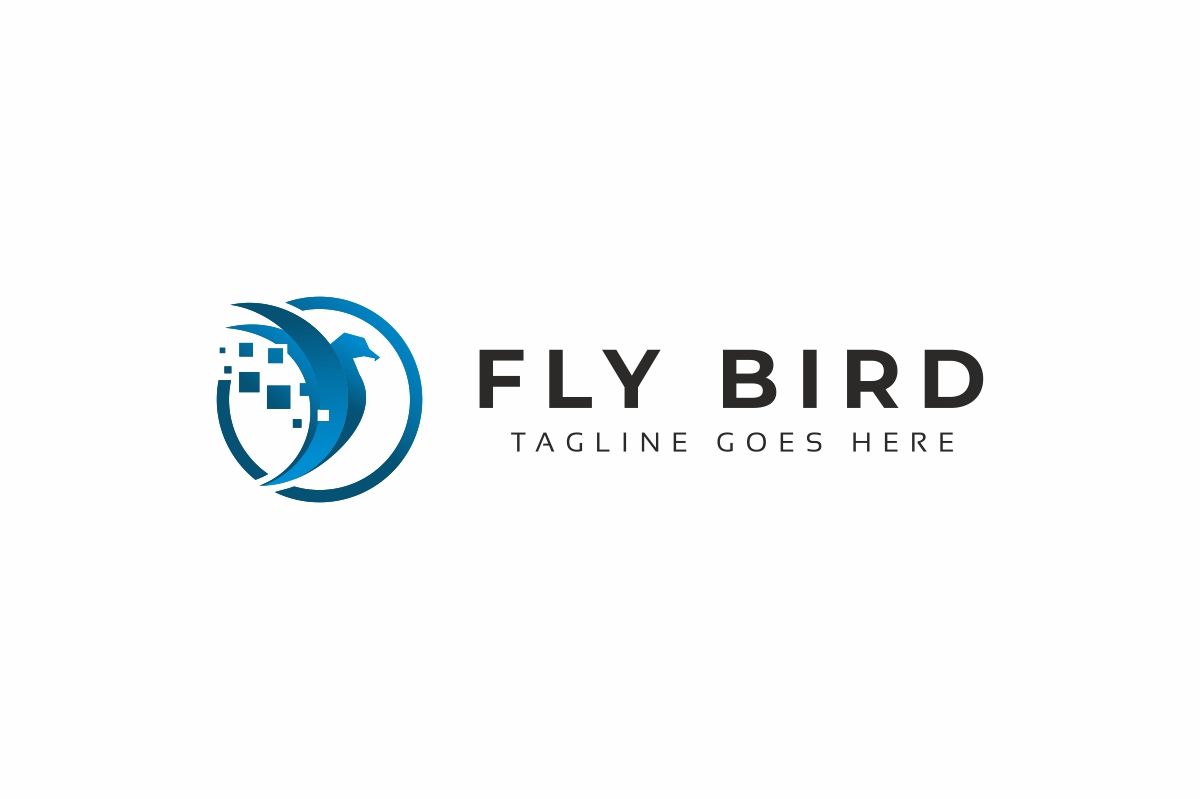 fly bird logo